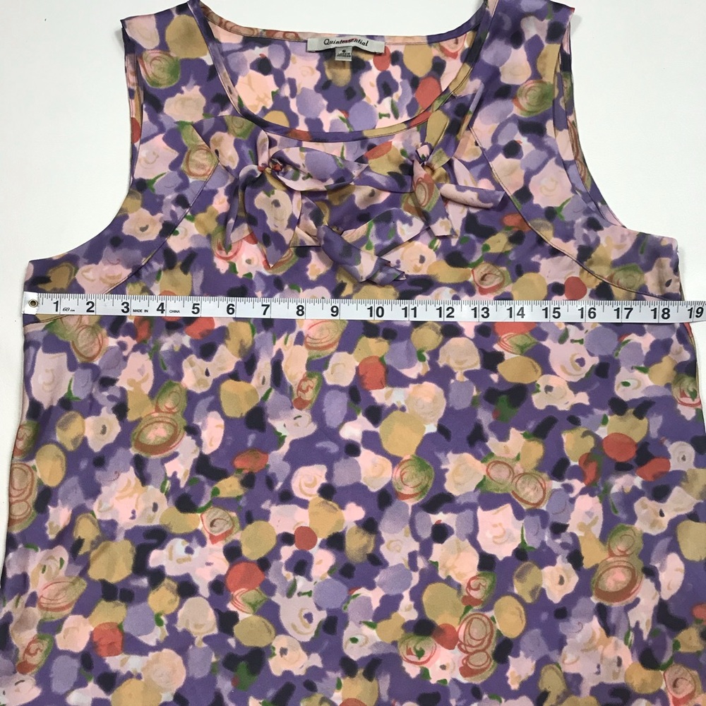 Quintessential Top Multi Color Pattern Sleeveless - Picture 4 of 6